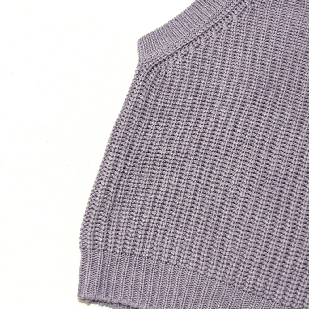 Lavender Sleeveless Knit Top - Picture 3 of 5